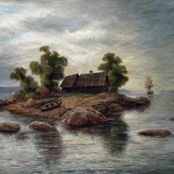 Farmhouse on the island